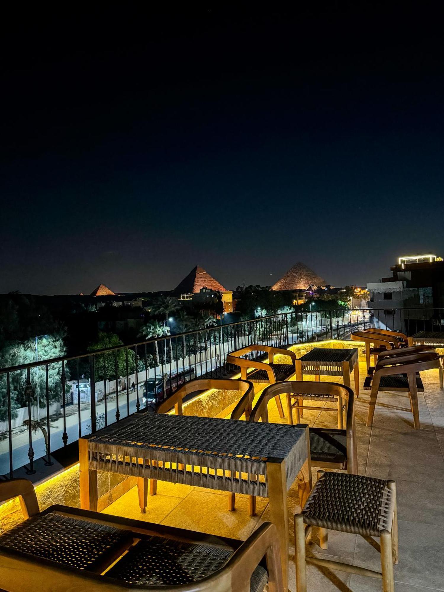 Almas Pyramids View Hotel Kafret el-Gabal 外观 照片