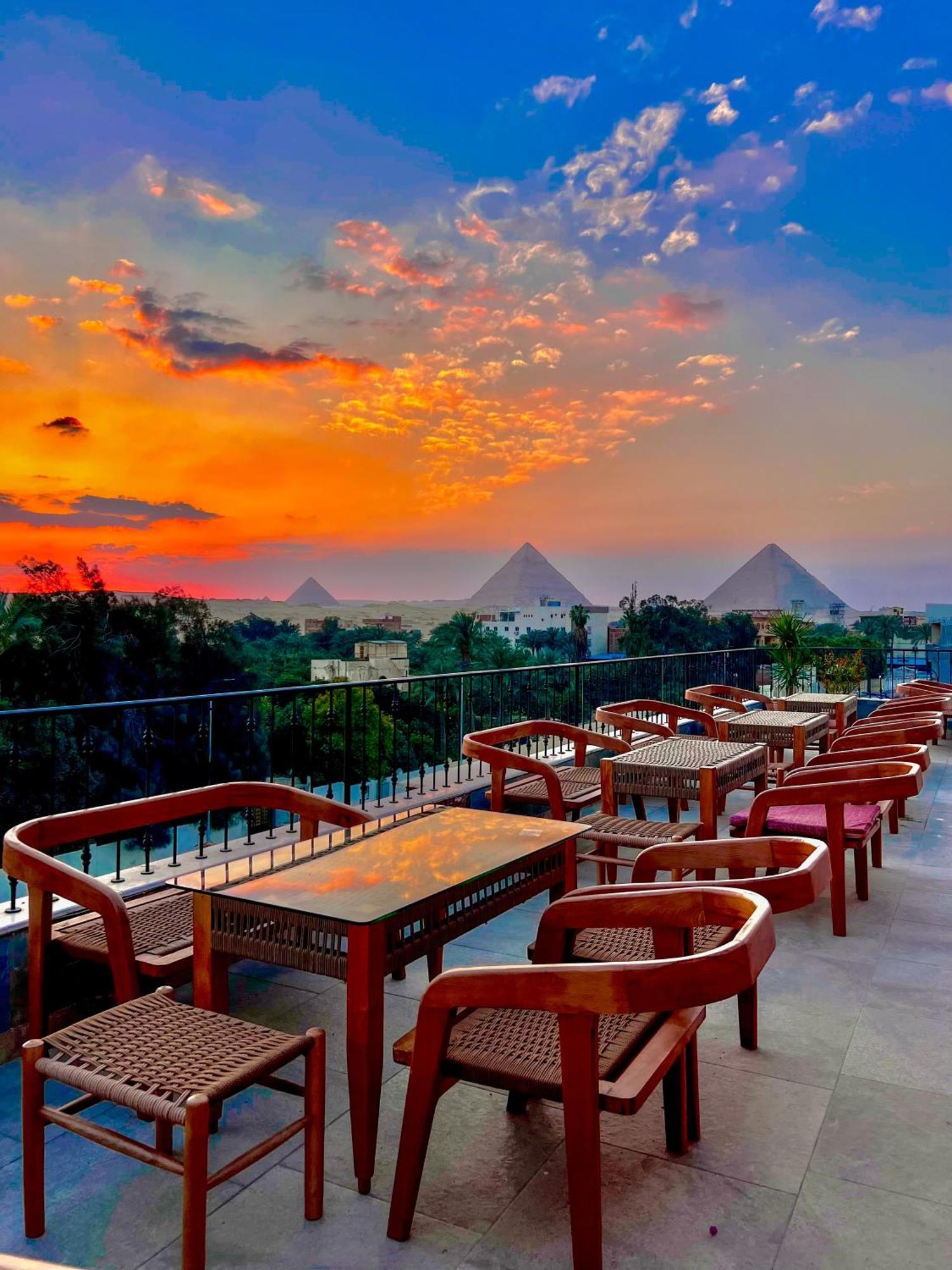 Almas Pyramids View Hotel Kafret el-Gabal 外观 照片