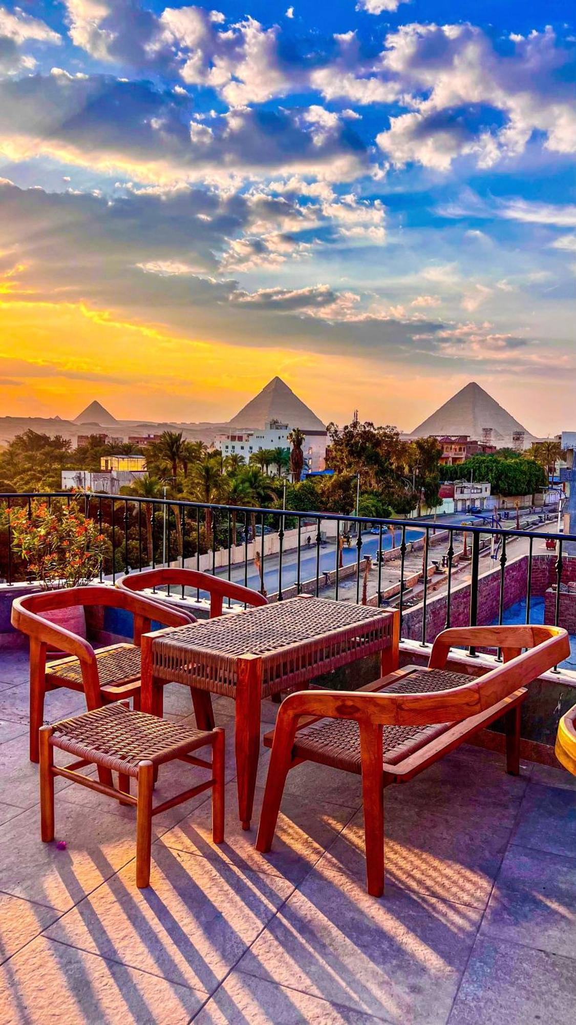 Almas Pyramids View Hotel Kafret el-Gabal 外观 照片