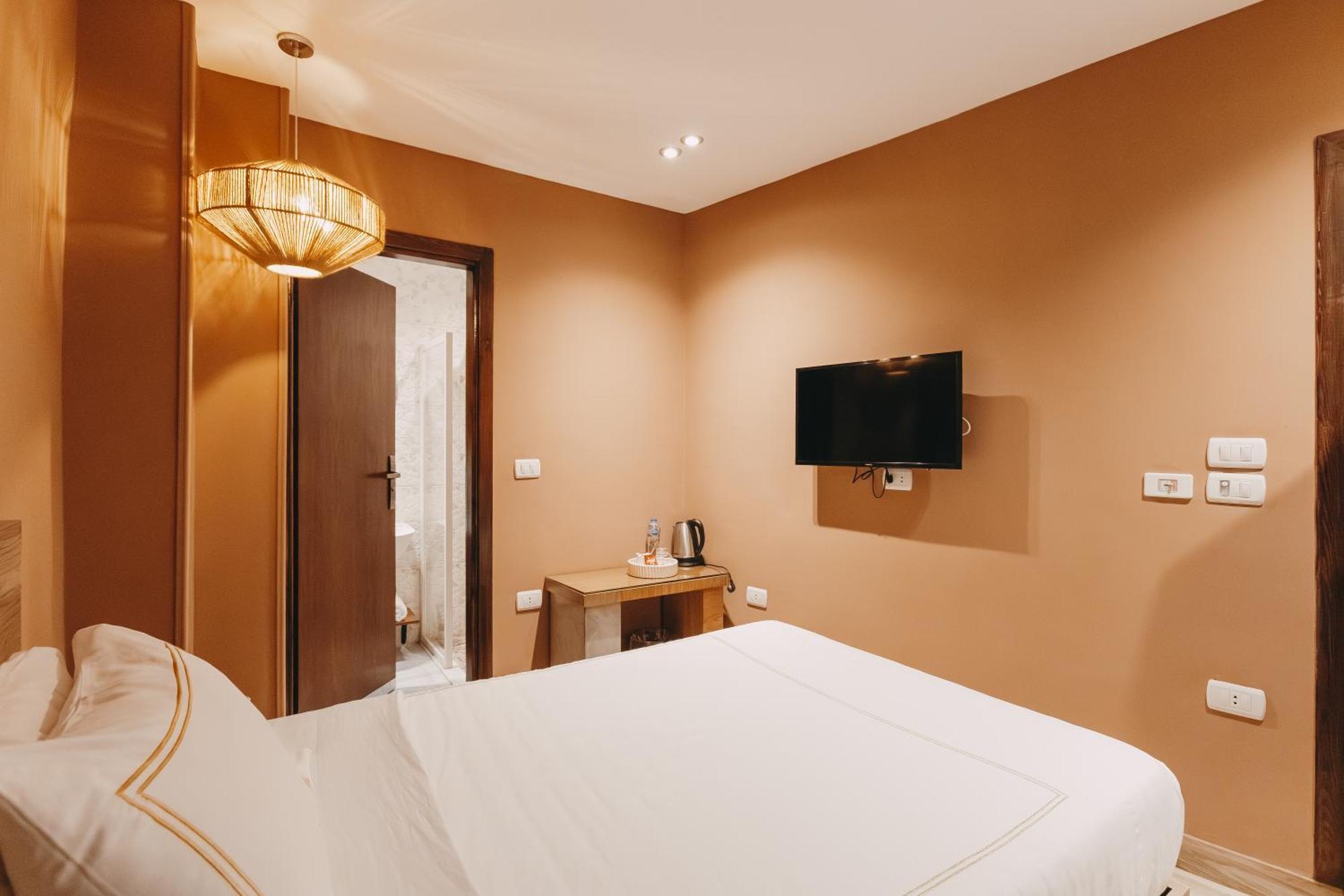 Almas Pyramids View Hotel Kafret el-Gabal 外观 照片