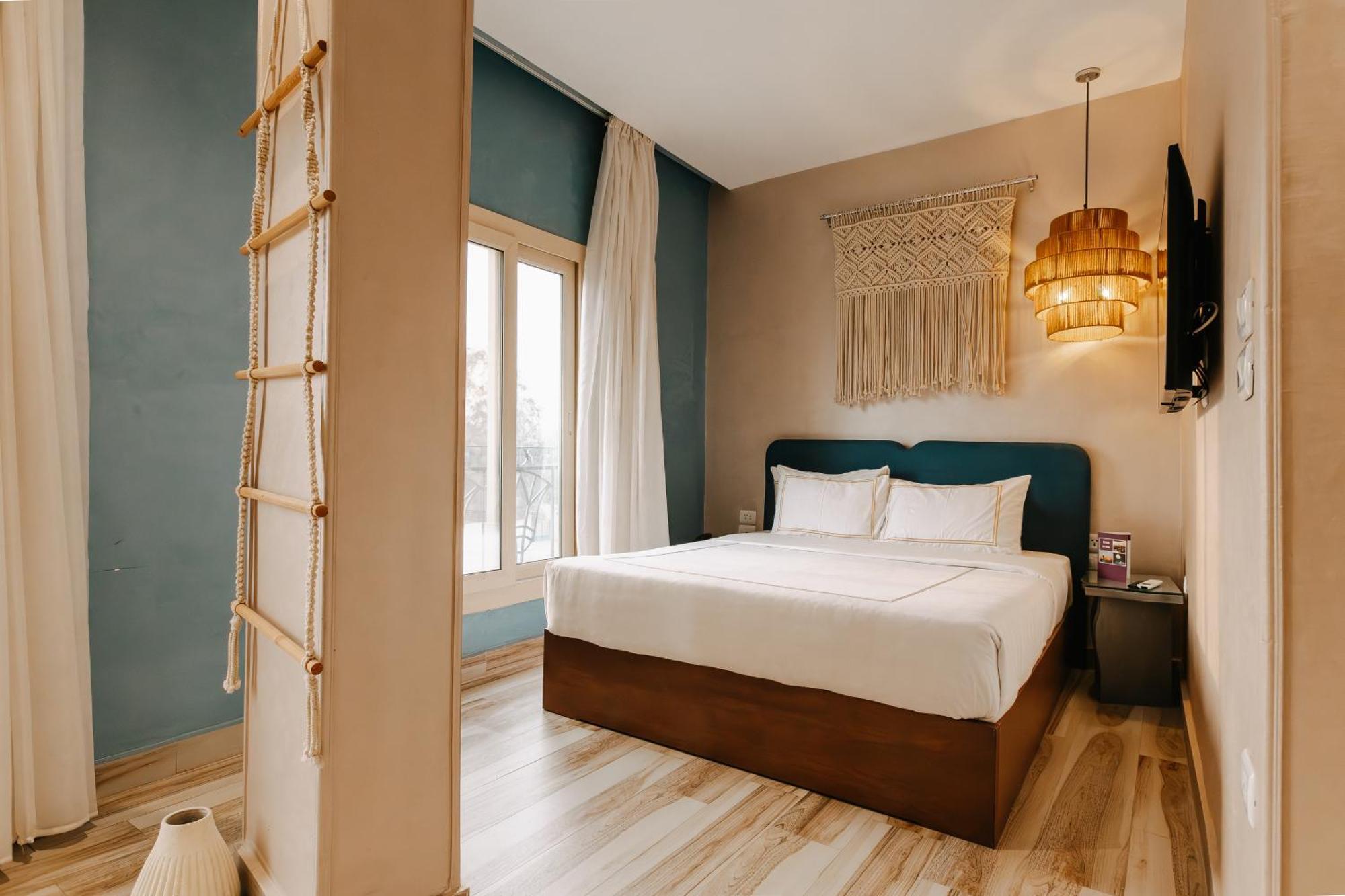 Almas Pyramids View Hotel Kafret el-Gabal 外观 照片