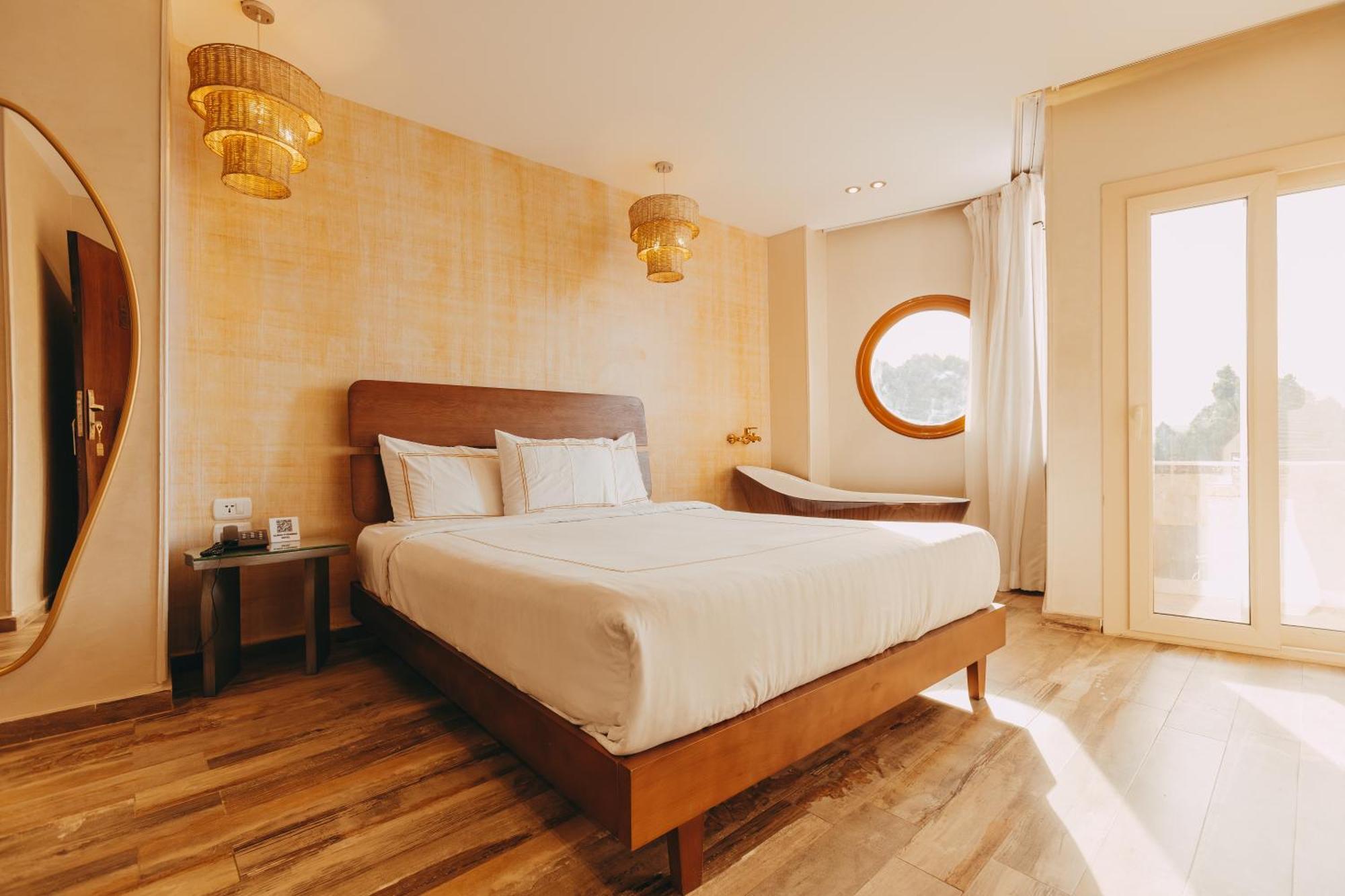 Almas Pyramids View Hotel Kafret el-Gabal 外观 照片