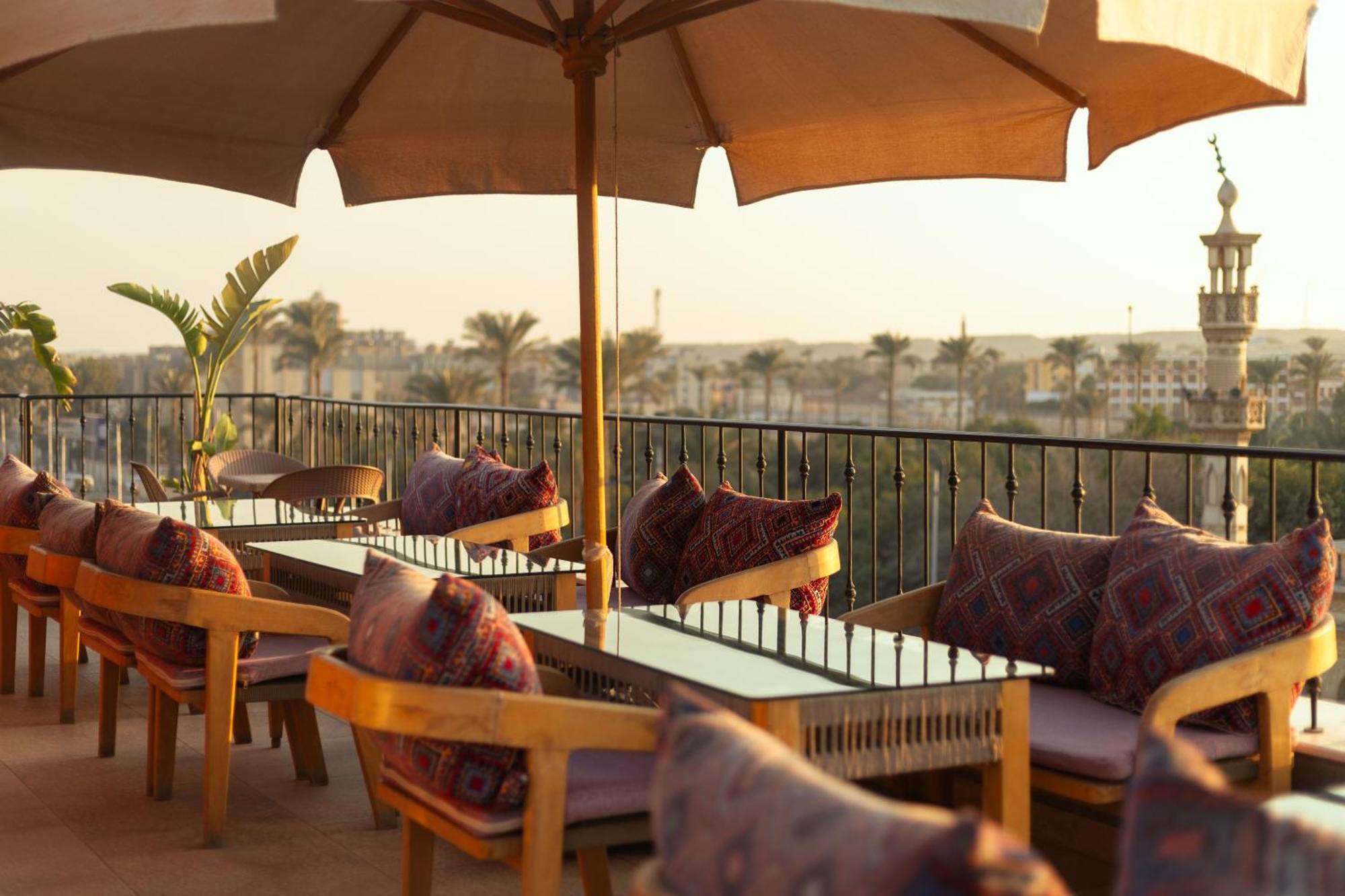 Almas Pyramids View Hotel Kafret el-Gabal 外观 照片