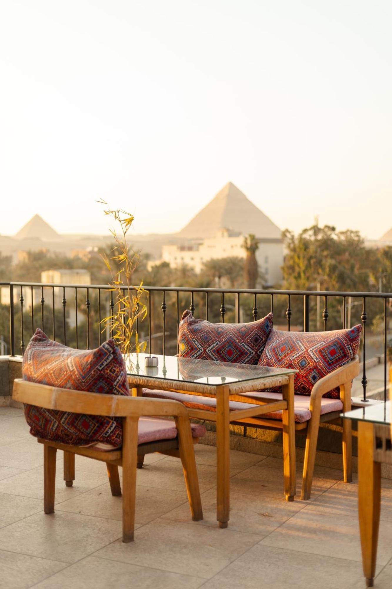 Almas Pyramids View Hotel Kafret el-Gabal 外观 照片