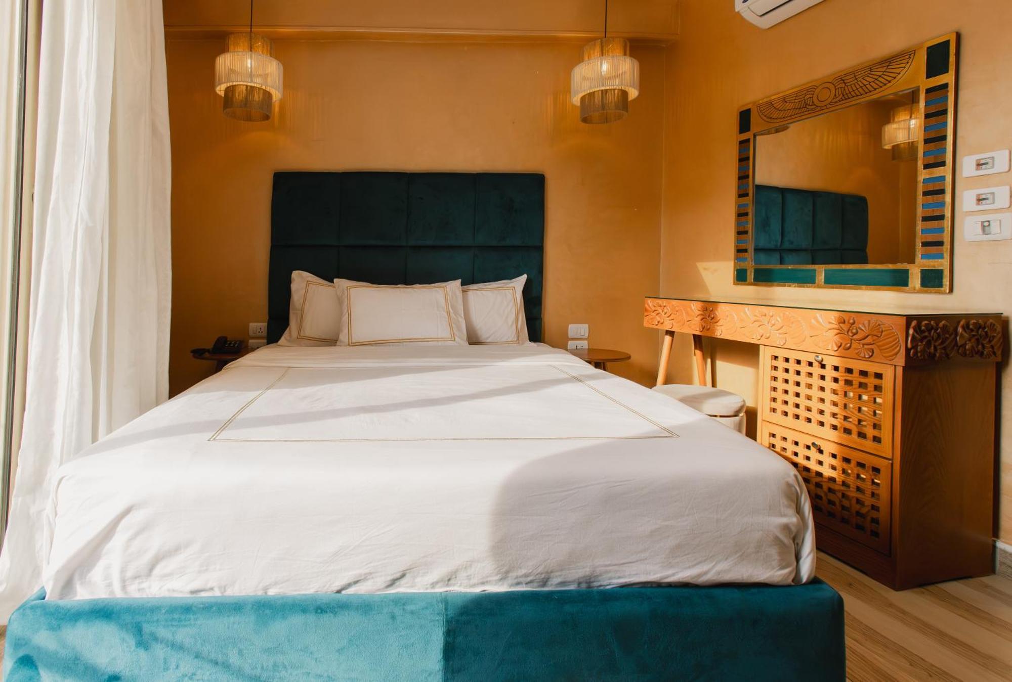 Almas Pyramids View Hotel Kafret el-Gabal 外观 照片