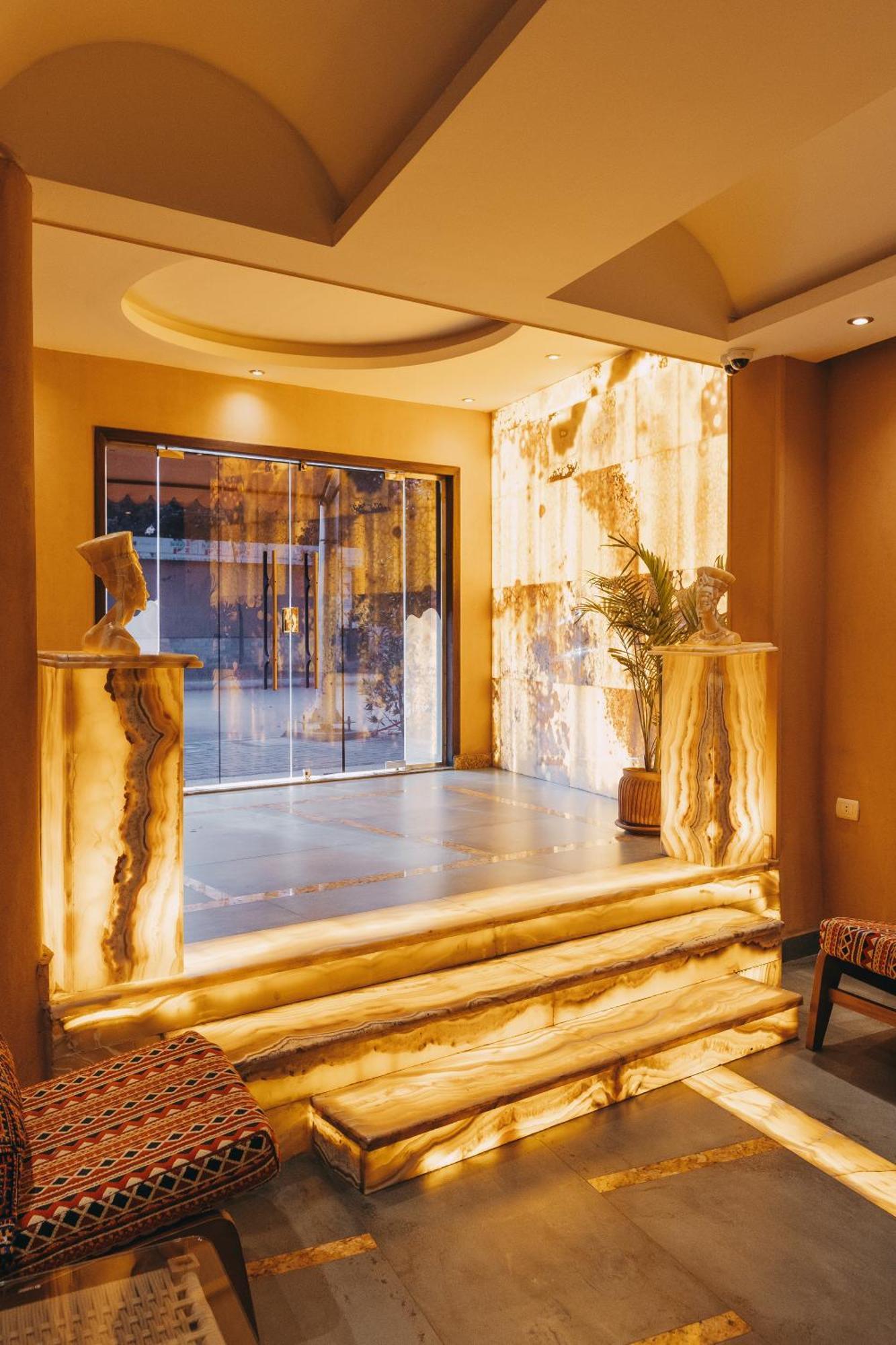 Almas Pyramids View Hotel Kafret el-Gabal 外观 照片