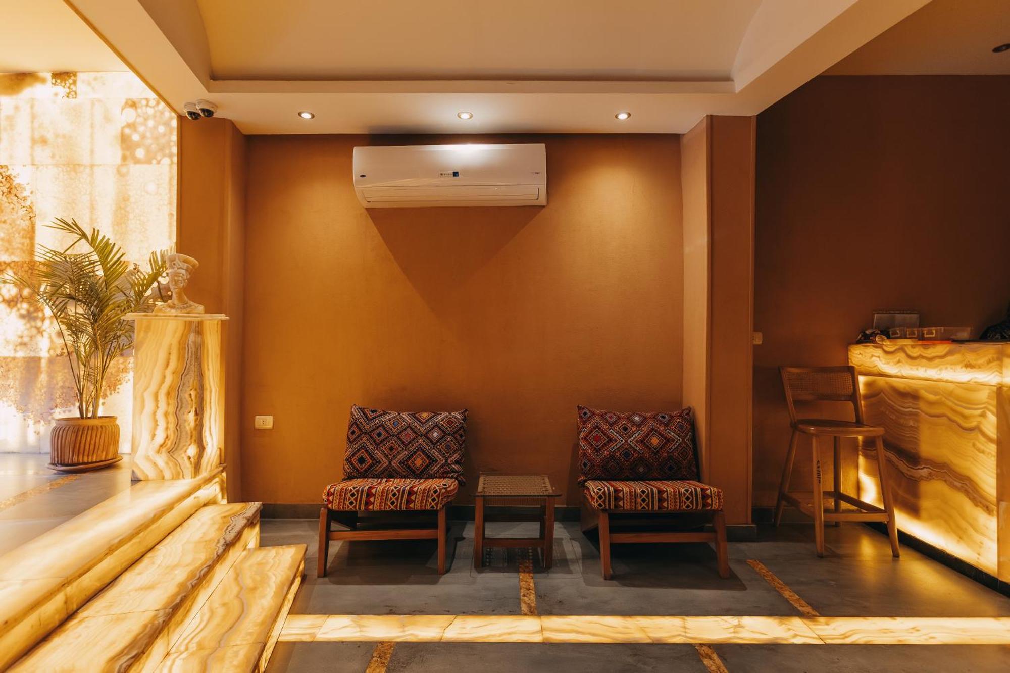 Almas Pyramids View Hotel Kafret el-Gabal 外观 照片